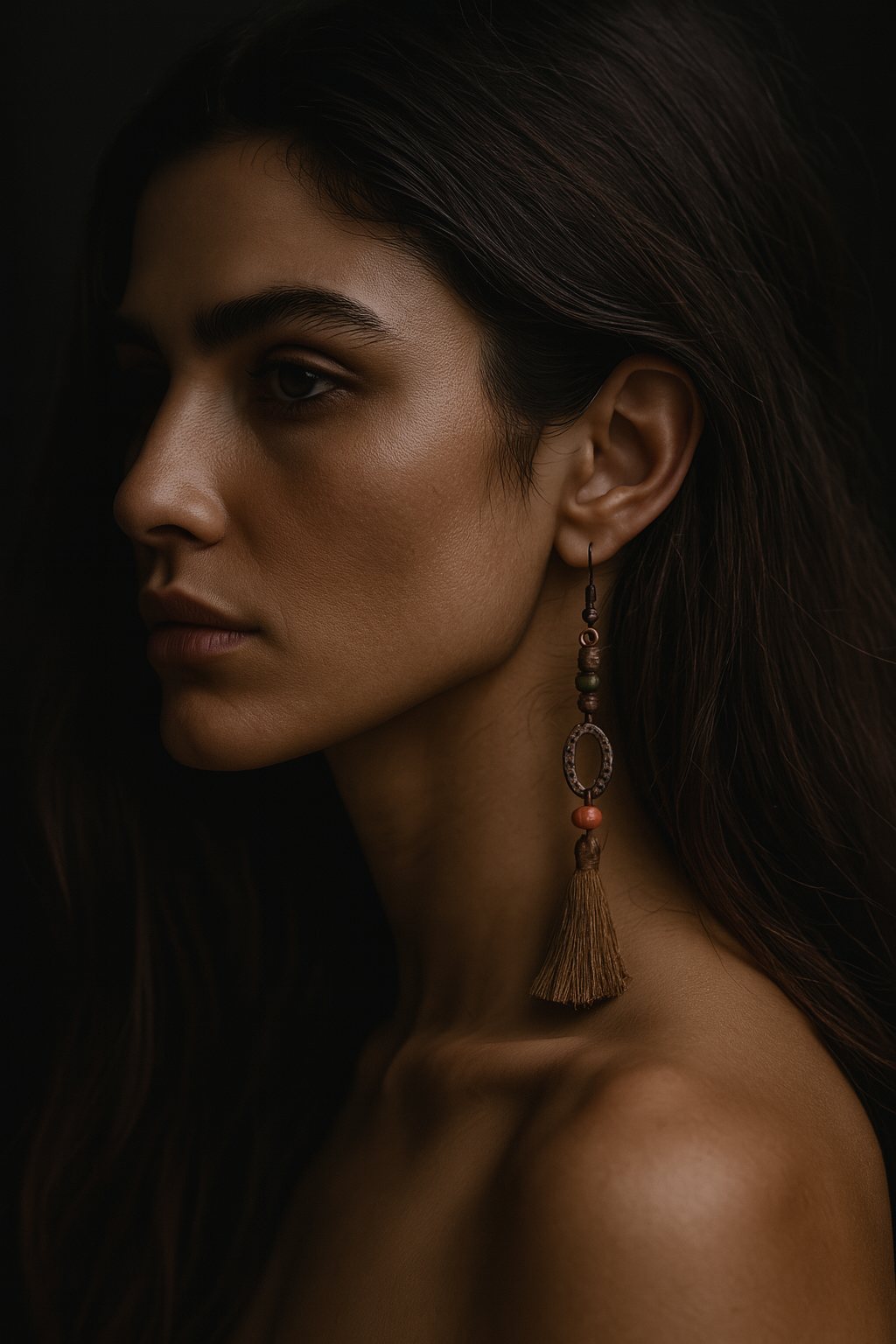 AYOMÉA Bhoomi Tassel Earrings