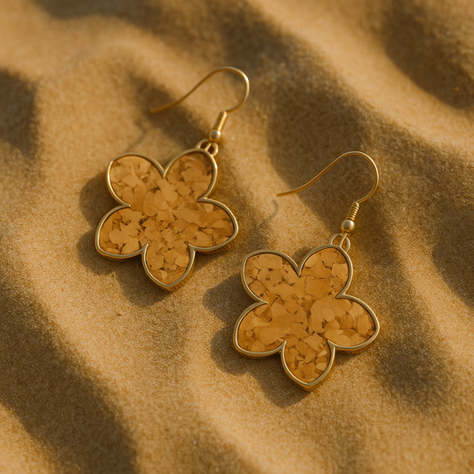 AYOMÉA Shanti Bloom Tassel Earrings