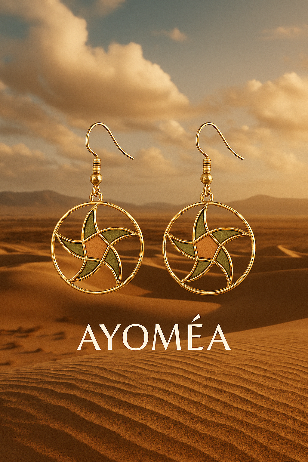TRIKÓNA SPIRAL EARRINGS