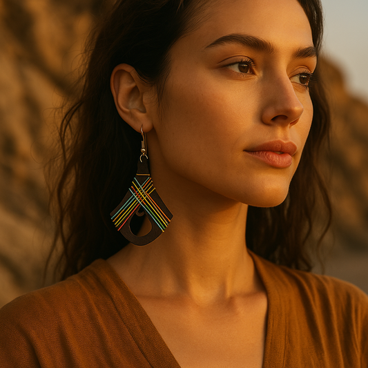 AYOMÉA’s Trikonā Threads Earring
