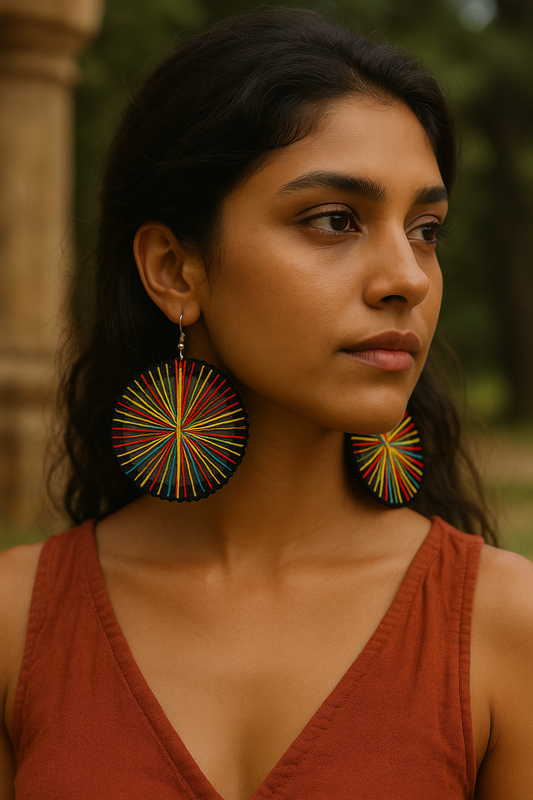 AYOMÉA Surya Loom Earrings