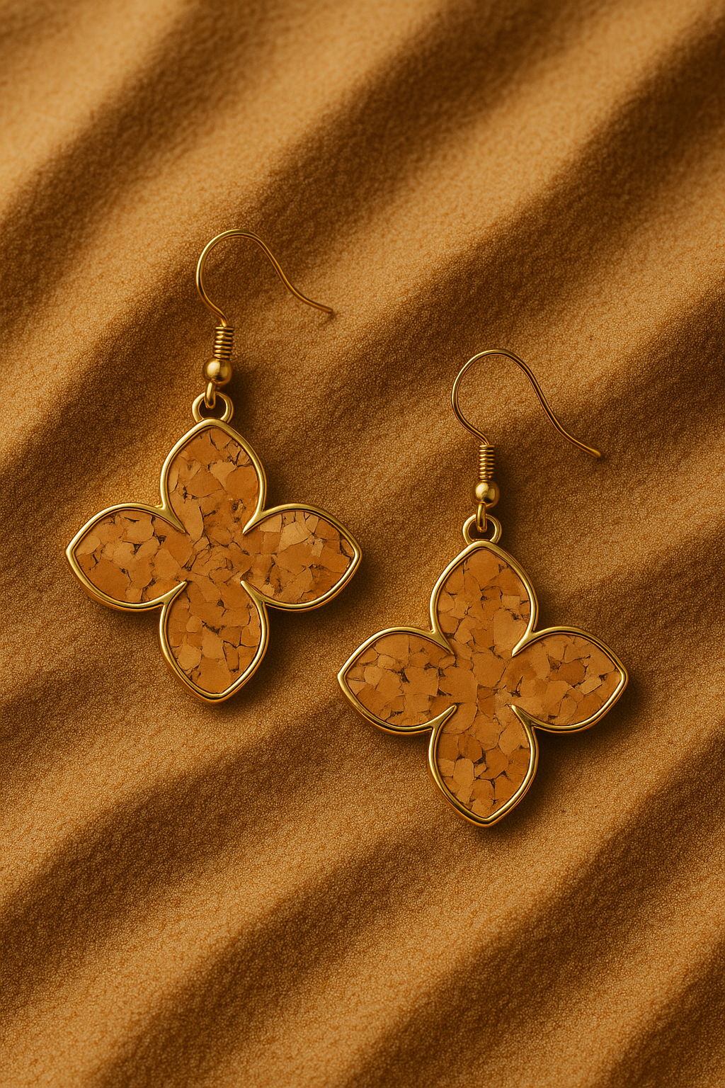 AYOMÉA Shanti Bloom Tassel Earrings