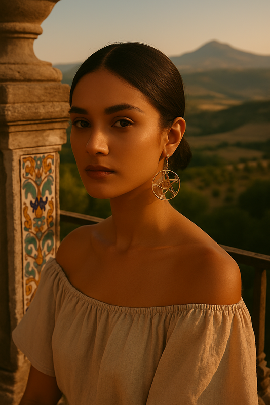 TRIKÓNA SPIRAL EARRINGS