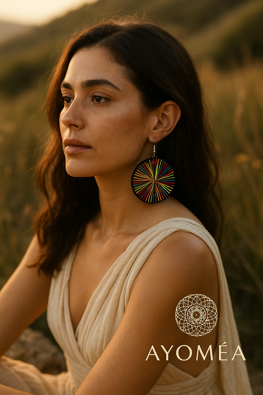 AYOMÉA Surya Loom Earrings
