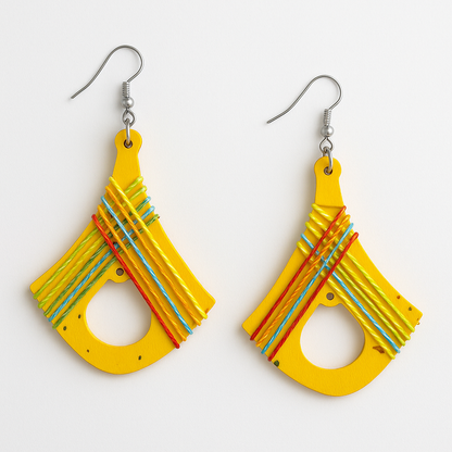 AYOMÉA Amarā Citrine Threads Earrings
