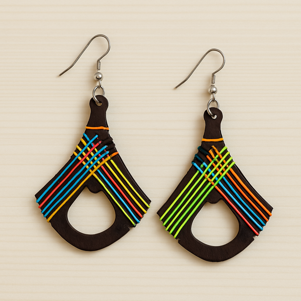AYOMÉA’s Trikonā Threads Earring