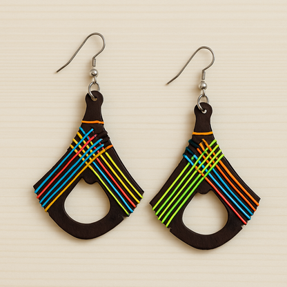 AYOMÉA’s Trikonā Threads Earring