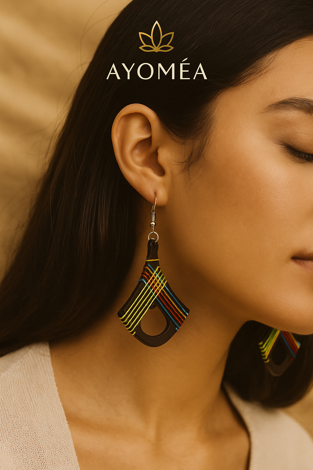 AYOMÉA’s Trikonā Threads Earring
