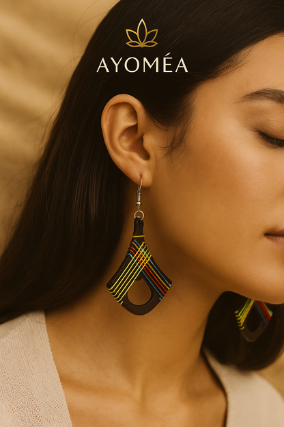 AYOMÉA’s Trikonā Threads Earring